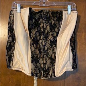 Bustier by Cacique Gold/Black SZ  18-20 D